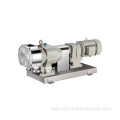 Pasta transfer lobe pump in bakery industry